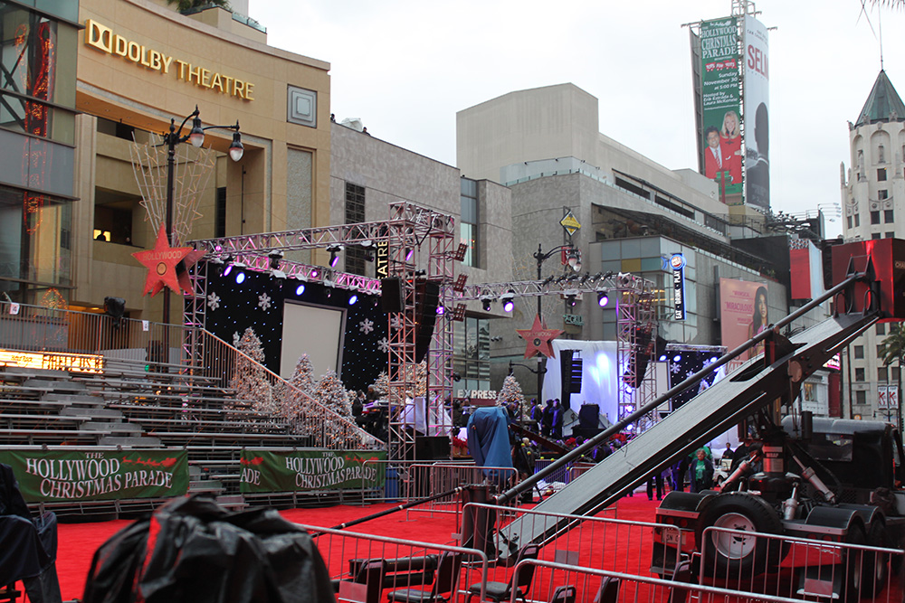Hollywood Christmas Parade Stage